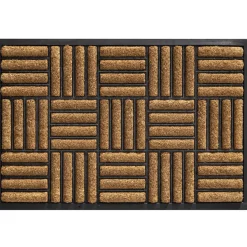 Clean Carpet GUMMIMÅTTE DØRMÅTTE 40X60 NATUR/SORT^ Boligindretning