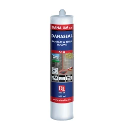 Dana Lim SANTITARY & BUILD 514 BYGGESILICONE 300 ML SORT^ Fugemasser