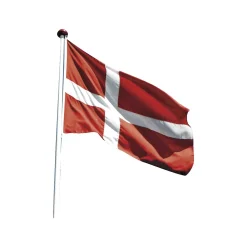 Dano mast T/8 M DANNEBROGSFLAG 225 X 170 CM New