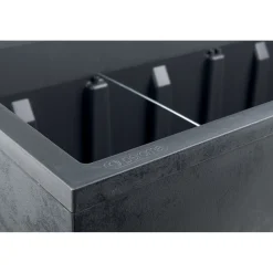 Deroma MILLENIUM 208-611 PLANTEKASSE PLASTIK ANTRACITGRÅ L99 CM^ Havekrukker