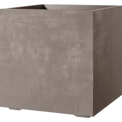 Deroma MILLENIUM 208-623 PLANTEKASSE PLASTIK SANDSTEN 49X49X49 CM^ Havekrukker