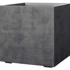 Deroma MILLENIUM 208-618 PLANTEKASSE PLASTIK ANTRACITGRÅ 25X25X25 CM Discount