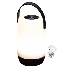 Det Gamle Apotek SOLCELLE BORDLAMPE HVID^ Genopladelige Lamper