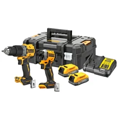Dewalt DCK2050E2T-QW SKRUEMASKINESÆT AKKU MED BATTERI OG LADER^ Bore- & Skruemaskiner