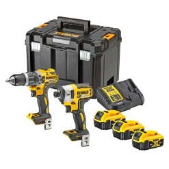 Dewalt DCK266P3T-QW SKRUEMASKINESÆT AKKU MED BATTERI OG LADER^ Bore- & Skruemaskiner
