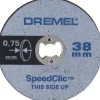 Dremel SKÆRESKIVE 38MM 5 STK.^ Tilbehør Elværktøj