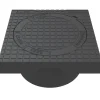 Duco FIRKANT MED DÆKSEL BRØNDKARM 195X384X384 MM 315 MM