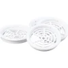 Duka 61.2, Ø60 MM, 4 STK. SKABSRIST HVID^ Ventilationsriste