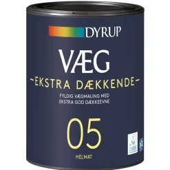Dyrup 05 EKSTRA DÆKKENDE VÆGMALING 0,75 L BASE 10 New
