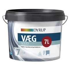 Dyrup SOLID VÆGMALING 7 L HVID^ Vægmaling