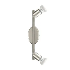 Eglo BUZZ 2 SKINNESPOT BØRSTET STÅL GU10 2,5W Best