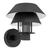 Eglo CHIAPPERA UDENDØRS VÆGLAMPE SORT/HVID 40W^ Væglamper Ude