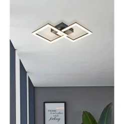 Eglo ECO RANGE HUERTA-E LOFTLAMPE SORT 22,5 CM New