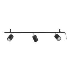 Eglo PORTELLA SKINNESPOT SORT/BØRSTET STÅL GU10 3X3W^ Spotlights