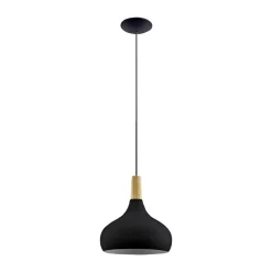 Eglo SABINAR PENDEL SORT/BRUN 28 CM^ Pendel Lampe
