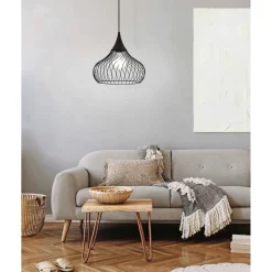 Eglo STAVERTON PENDEL SORT 36,5 CM^ Pendel Lampe