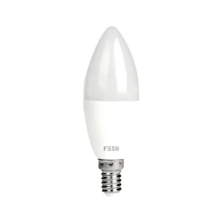 FESH SMART HVID LED PÆRE E14 KERTE 5W