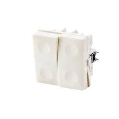 FESH SWITCH CURVELINE DOBB. KORR. - 1,0 MODUL AFBRYDER HVID^ Stikkontakter & Afbrydere