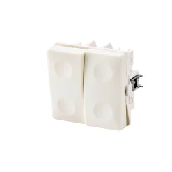 FESH SWITCH CURVELINE KRONE - 1,0 MODUL AFBRYDER HVID^ Stikkontakter & Afbrydere