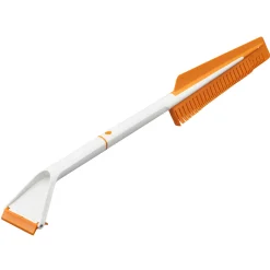 Fiskars SNOWXPERT 2-I-1 ISSKRABER OG BØRSTE^ Haveredskaber