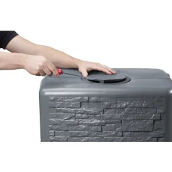 Garantia REGNVANDSTØNDE 350 LITER GRÅ^ Regnvandstønder & Regnvandsbeholdere