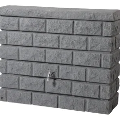 Garantia ROKY 400 L REGNVANDSBEHOLDER 40 X 120 X 100 CM GRÅ GRANIT^ Regnvandstønder & Regnvandsbeholdere