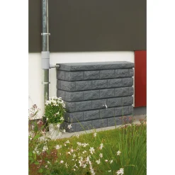 Garantia ROKY 400 L REGNVANDSBEHOLDER 40 X 120 X 100 CM GRÅ GRANIT^ Regnvandstønder & Regnvandsbeholdere