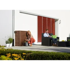 Garantia WOODY 350L REGNVANDSBEHOLDER 400X1000X1240 MM MØRK BRUN Online