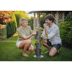 Garden Life JORDBÆR PLANTEKASSE Ø32XH77 CM^ Frø & Spiring
