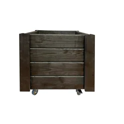 Garden Life PLANTEKASSE M/HJUL SORT 48 X 48 X 48 CM Clearance