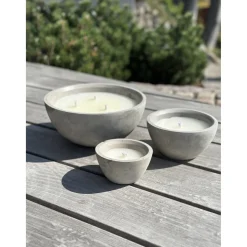 Garden Life UDENDØRS STEARINLYS BETON GRÅ Ø17,8XH10,6 CM Hot