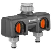 Gardena PREMIUM 2-VEJS VENTIL ½", 3/4", 1"^ Vandingsartikler