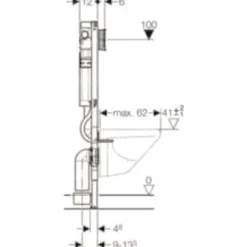 Geberit DUOFIX INDBYGNINGSCISTERNE