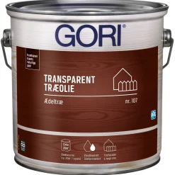Gori 107 ÆDELTRÆ OLIE 2,5 L TRANSPARENT Clearance