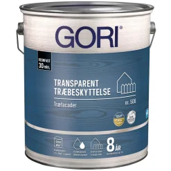 Gori 506 TRÆBESKYTTELSE TRANSPARENT TEAK 5 L^ Transparent