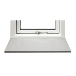 Granit.dk VINDUESPLADE 20 X 1000 X 1000 MM AGGLO MARMOR SILVER^ Vinduesplader