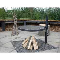 Greenhand THE PIT FIRE BÅLGRILL INKL. OXFORD FABRIC BÆRETASKE, GRILLRIST^ Båltilbehør