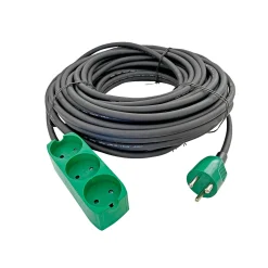 Gripo KABELSÆT 3-STIKDÅSE M/JORD 3X1,5MM² 25 M^ Ledninger