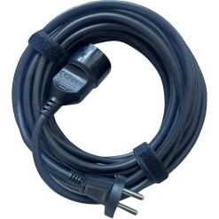 Gripo PVC KABELSÆT 2X1,5MM² 10 M SORT^ Ledninger