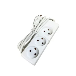 Gripo STIKDÅSE 3 UDTAG M/JORD HVID 1,5 M KABEL^ Ledninger