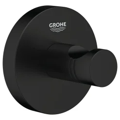 Grohe ESSENTIALS QUICKFIX HÅNDKLÆDEKROG MAT SORT^ Tilbehør Badeværelse