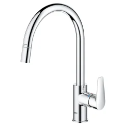 Grohe START EDGE QUICKFIX, C-TUD, M/UDTRÆK KØKKENARMATUR KROM^ Køkkenarmaturer