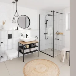Grohe START QUICKFIX TOILETBØRSTE MAT SORT^ Tilbehør Badeværelse
