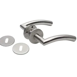 Habo 16 MM DØRGREB RUSTFRIT STÅL L-FORM^ Vindues- & Dørbeslag