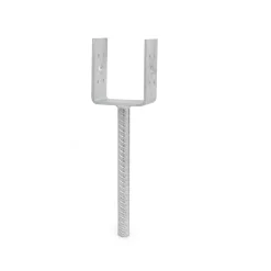Habo U-FORM STOLPEBÆRER 75X85X200 MM VARMGALVANISERET^ Konstruktionsbeslag