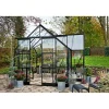 Halls ICON 8 GARDENHOUSE EKSKL. SOKKEL HÆRDET GLAS SORT 13,0 M2 Discount