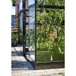 Halls QUBE 88 SOKKEL SORT 6,6 M2^Dame Drivhusfundamenter