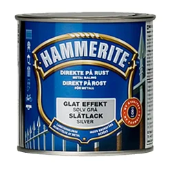 Hammerite GLAT-EFFEKT METALMALING 250 ML SØLV^ Maling Udendørs