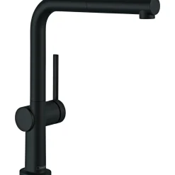 Hansgrohe TALIS M54 270 MED UDTRÆK KØKKENARMATUR MAT SORT^ Køkkenarmaturer