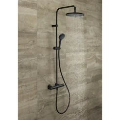 Hansgrohe VERNIS 240 1JET ECOSMART BRUSESYSTEM MAT SORT^ Brusestangssæt